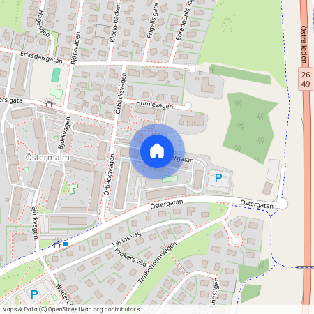 Skövde, Östergatan, 45 B, 54136