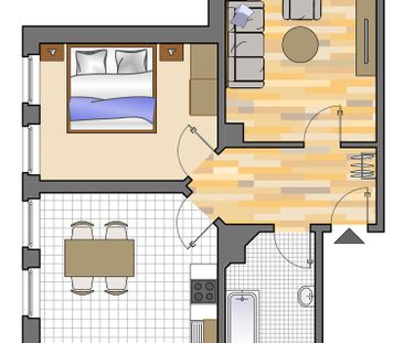 Demnächst frei! 3-Zimmer-Wohnung in Recklinghausen - Photo 1