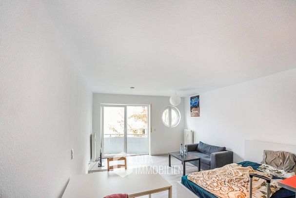 Vollmöbelierte 1-Zimmer-Wohnung mit Balkon in Frankfurt-Bornheim zu vermieten - Photo 1