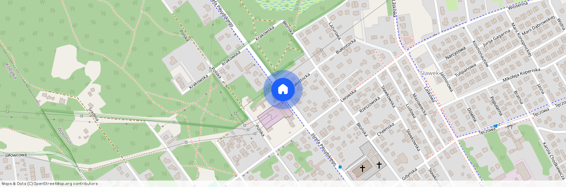 Wołomiński, (pow.), Wołomin, (gm.), Wołomin, Józefa, Piłsudskiego