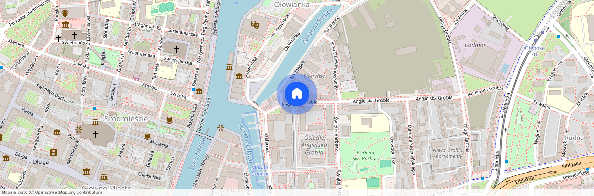 Gdańsk Śródmieście Angielska Grobla