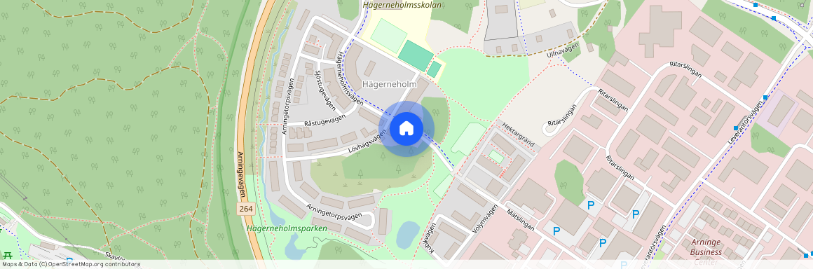 Arninge, Täby, Stockholm, Hägerneholmsvägen 12A