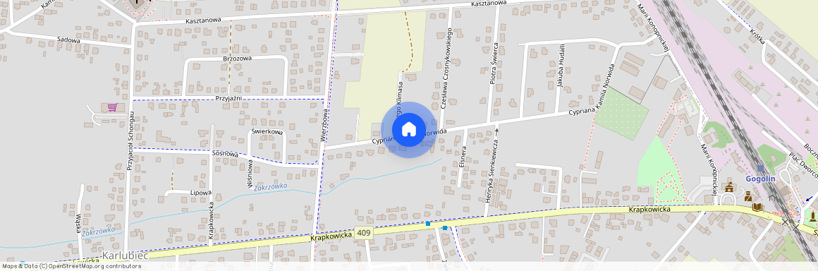 ul. Norwida, Gogolin, Gogolin, krapkowicki, opolskie