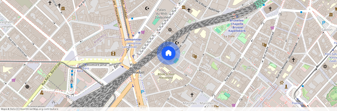 Rue Terre-Neuve, Marollen, Brussels