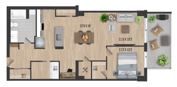 Beau Grand 3 1/2 (style Condo) - Photo 2
