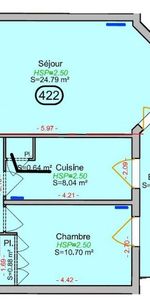 location Appartement T2 DE 55.2m² À PARIS - Photo 4