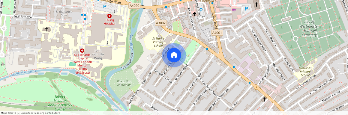 Bishops Road, Hanwell, London, W7