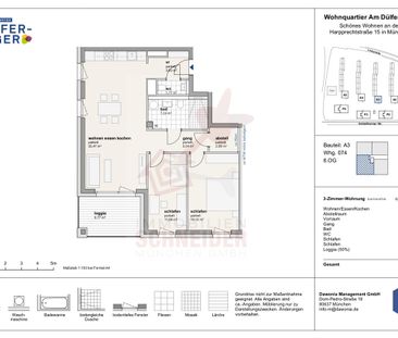 IMMOBILIEN SCHNEIDER - Neubau Erstbezug - traumhaft schöne 3 Zimmer Wohnung mit EBK, Parkett, Balkon - Photo 6