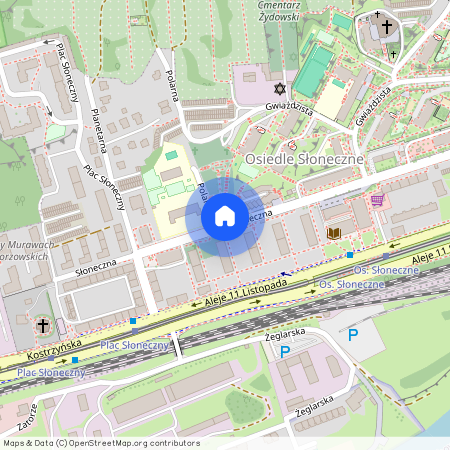 os. Słoneczne, Gwiaździsta, Gorzów Wielkopolski