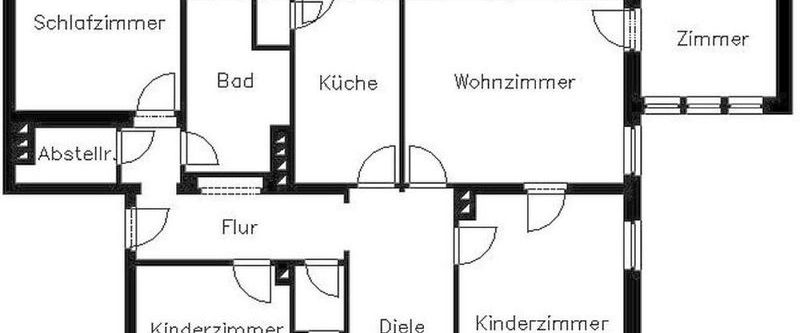 Großzügige 5-Raum Wohnung - Photo 1