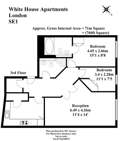 Whitehouse Apartments, 9 Belvedere Road, London, SE1 - Photo 2