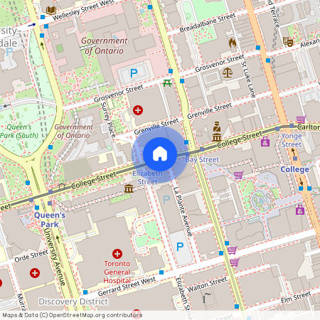 Building College Street - globalstayinc - 1345771, Bay Street, Bay-Cloverhill, Toronto