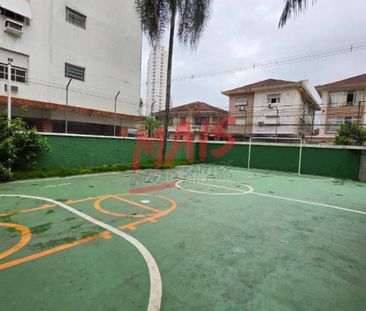 Apartamento 2 quartos + dependência, 105 m², para alugar no Gonzaga... - Foto 1