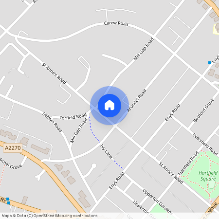 St Annes Road, Upperton, Eastbourne, BN21