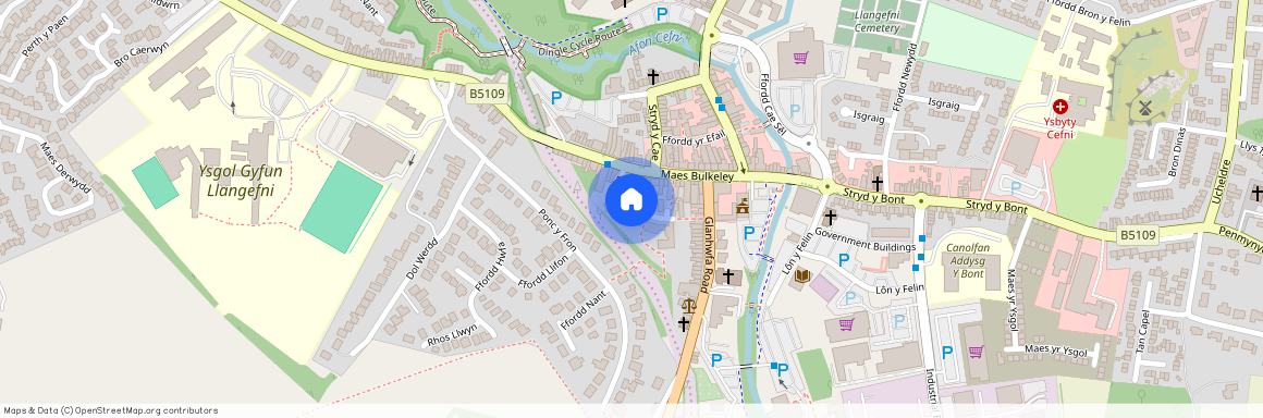 Flat 3 Mill House, Llawr Y Dref, Llangefni, Gwynedd