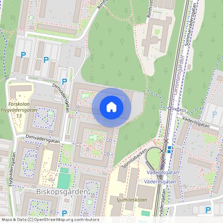 Biskopsgården, Göteborg, Västra Götaland, Dimvädersgatan 76