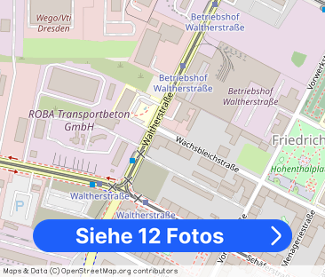 Sonnige 2-Raum-Wohnung mit kleinem Balkon in Dresden-Friedrichstadt - Foto 1