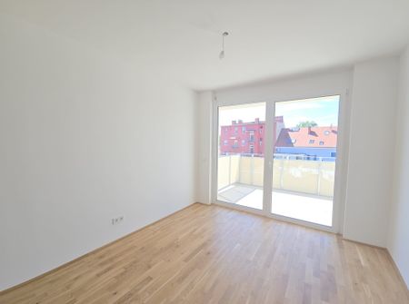 Erstbezug ab 01.10.2025: geförderte 2 Zimmer Wohnung mit großem Balkon in ruhiger und zentraler Lage - Puchstraße 34 - Top 06 - Photo 2