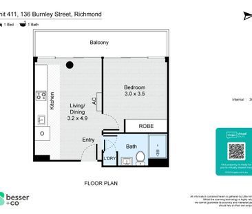 411/136 Burnley Street, Richmond VIC 3121 - Apartment For Rent | Do... - Photo 5