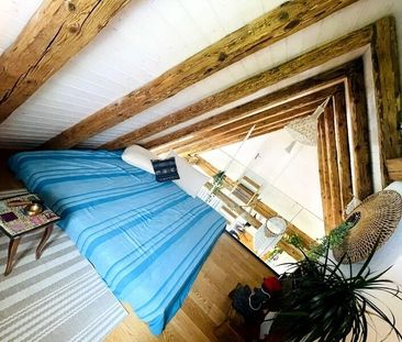 1-ROOM LOFT APARTMENT IN HÜTTEN (ZH), FURNISHED, TEMPORARY - Foto 4