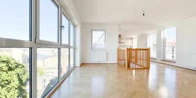 ÜBER DEN DÄCHERN VON MEIDLUNG: 3-Zimmer-DG mit 11 m² Terrasse, Klimaanlage & Weitblick, Nähe Meidling S+U - Photo 3