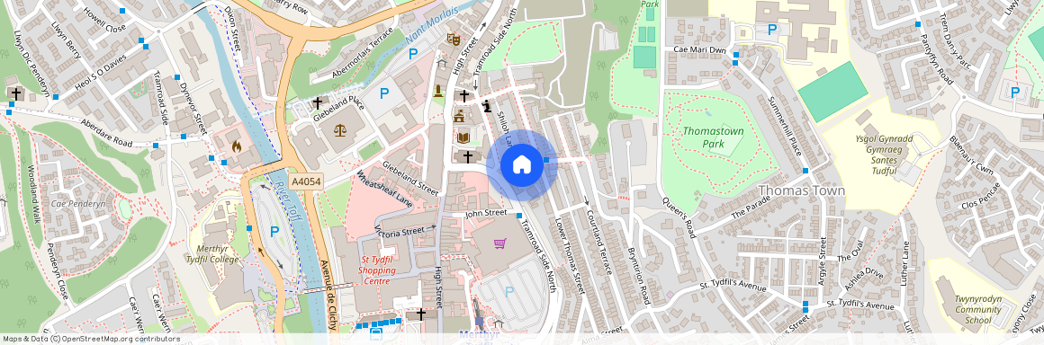 Studio Bedsit Flat, 19 Church Street, Merthyr Tydfil, CF47 0AY