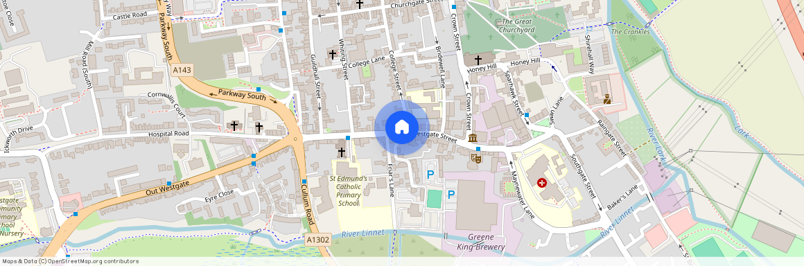 Westgate Street, Bury St. Edmunds, IP33