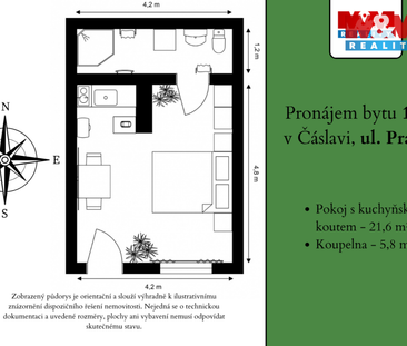Pronájem bytu 1+kk a garsoniéry 27 m² - Photo 1