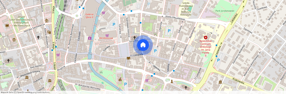 ul. 11 Listopada, Biała Wschód, Bielsko-Biała, śląskie