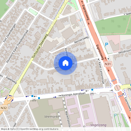 Velodroomstraat, 8200 Sint-Michiels