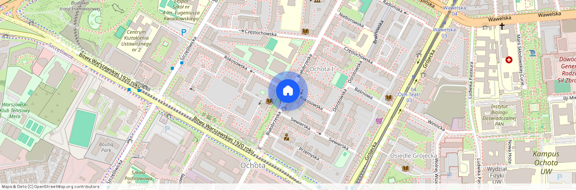 ul. Białobrzeska, Stara Ochota, Ochota, Warszawa, mazowieckie