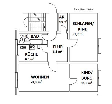 CHARMANTE Große 3-RAUMWOHNUNG mit gutem Grundriss plus Gutschrift - Photo 3