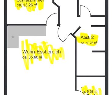 HN-Ost schöne 2,5 Zimmer ELW Wohnung mit EBK - Foto 1