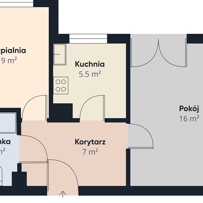 2 pokoje, Grójec ul. Kochanowskiego 15 - Фото 1