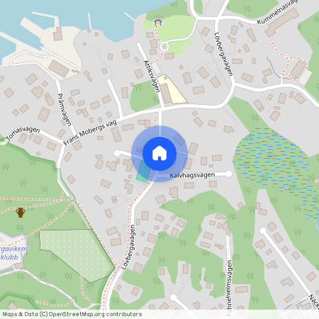 Lövbergavägen, Saltsjö-Boo