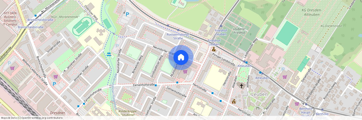 Mühlsdorfer Weg 1, 01257 Dresden OT Leuben mit Dobritz-Süd