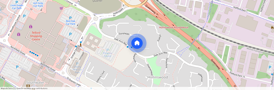 TF3 2BX, Hollinswood