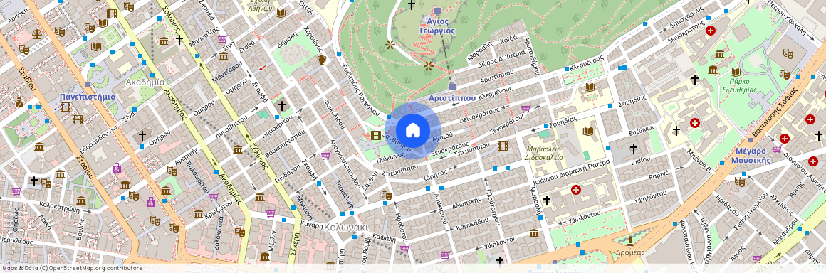 Δεινοκράτους, 6 106 75 Αθήνα, Κολωνάκι (Κολωνάκι - Λυκαβηττός)