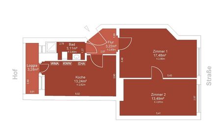 * Gepflegte 2-Raumwohnung mit Balkon und Weitblick in Dresden Löbtau mieten! * - Photo 4