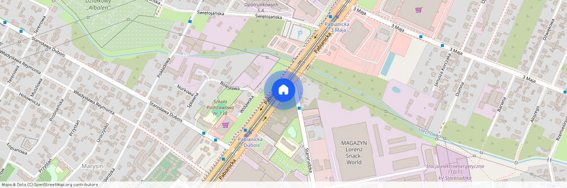 ul. Pabianicka, Ruda Pabianicka, Górna, Łódź, łódzkie