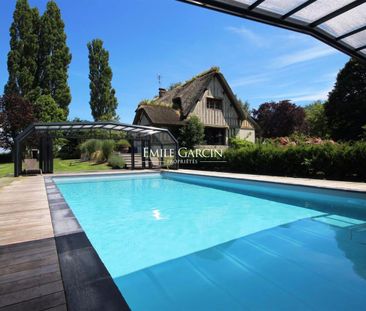 Normandie Proche Deauville, à louer, belle propriété avec piscine e... - Photo 6