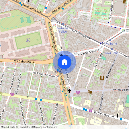 Via Monaldo Calari, Bologna, Emilia-Romagna 40122