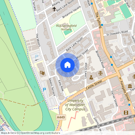 King Edmunds Square, Worcester, Worcestershire, WR1