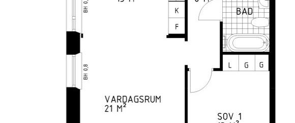 Husarvikstorget, Stockholm - Foto 1