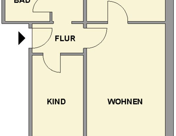 3-Raum-Wohnung - Photo 1