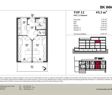 NEUBAU! Schöne 2-Zimmer-Wohnung mit Balkon in Top-Lage inkl. Heizko... - Photo 3