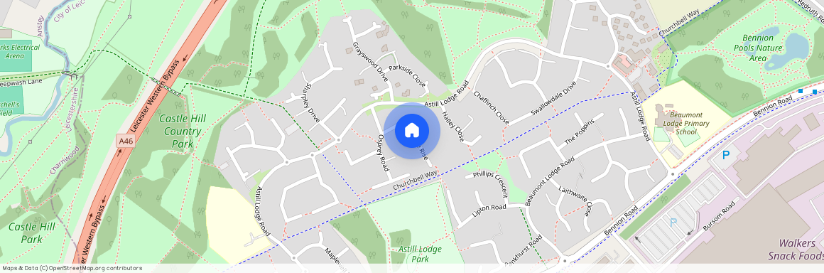 Peregrine Rise, Leicester