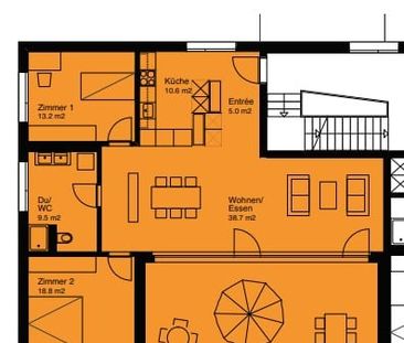 3.5 Zimmer, 93 m², 3. Stock - Foto 5