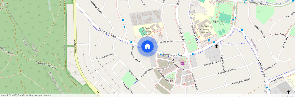 La Perouse Street, Red Hill