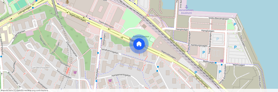 Tegeluddsvägen, Stockholm